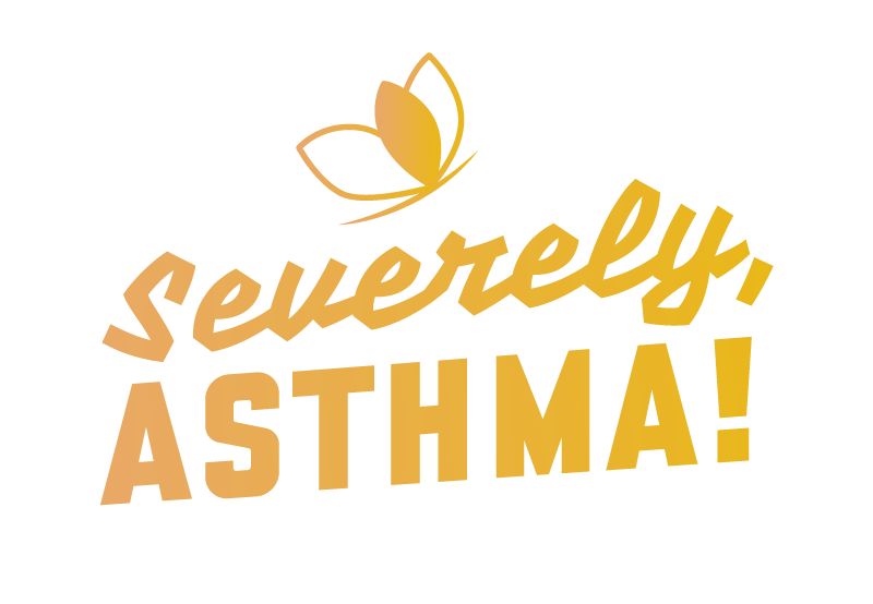 SEVERELY ASTHMA LOGO yellow twitter