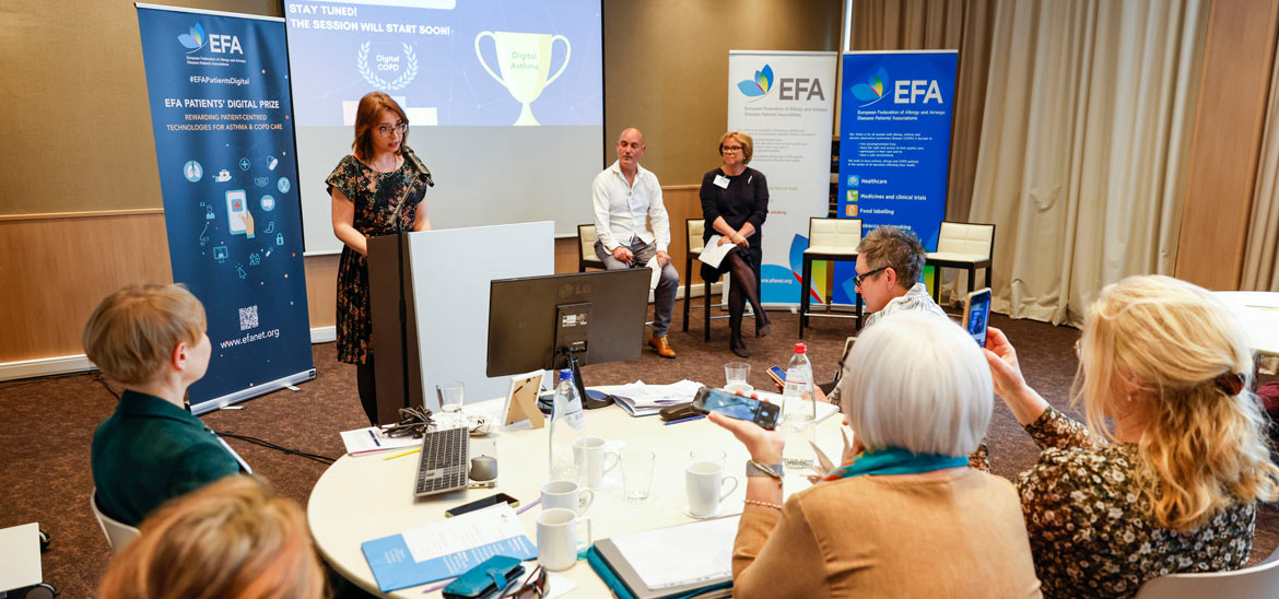 EFA Patients Digital Prize Awards Ceremony in Ghent