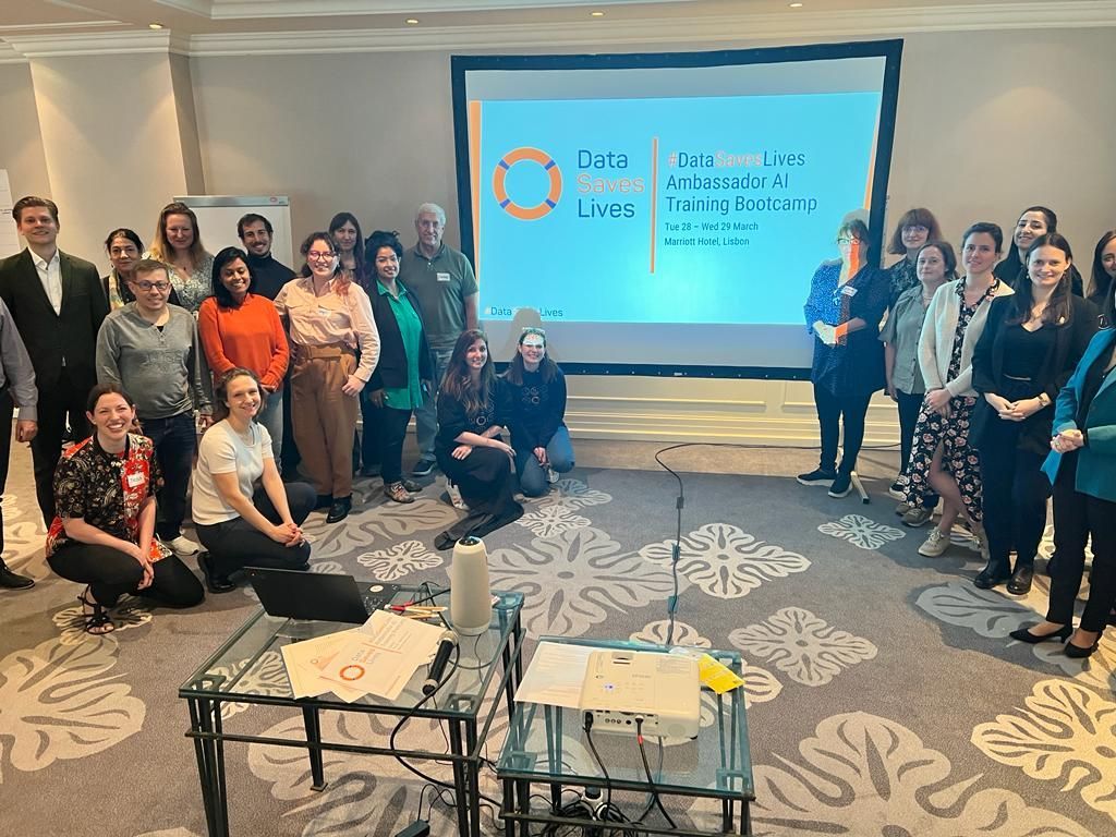 Participants of EPF Data Saves Lives bootcamp, Lisbon, March 2023